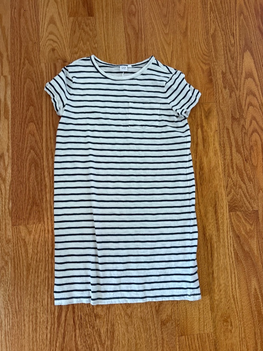 Gap Navy Stripe T-shirt Dress